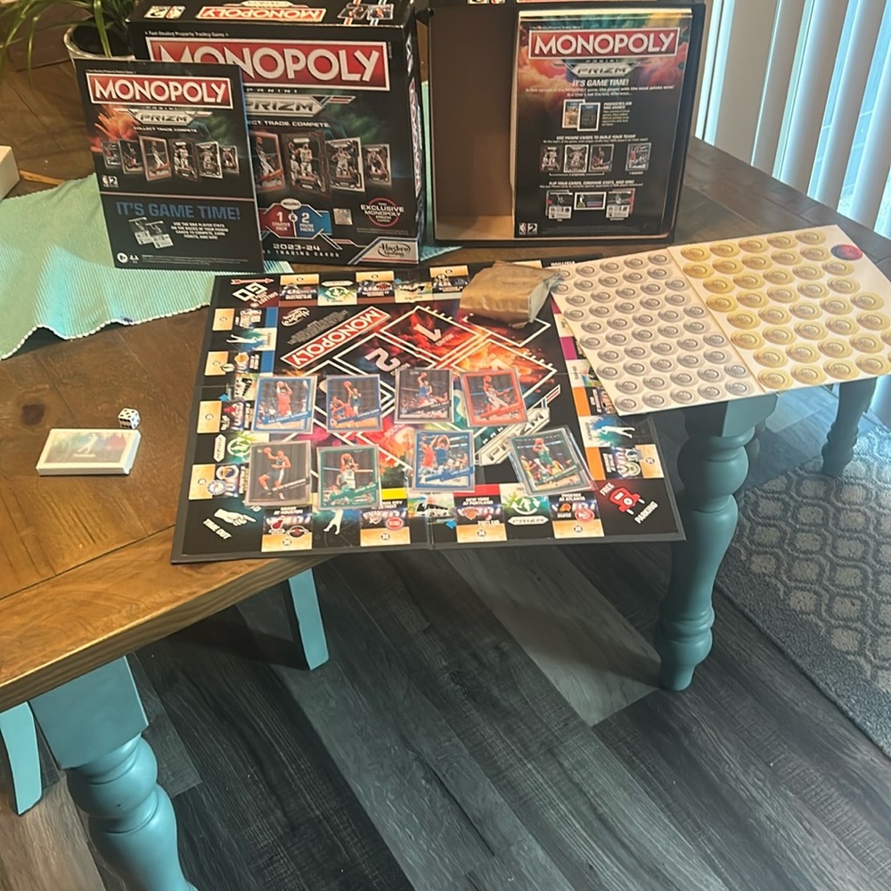 New (Never Used) 2023-2024 Monopoly NBA Edition Board Game
